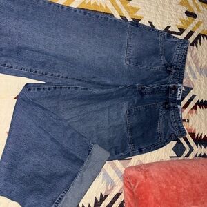 Classic Wide Leg Jeans in Blue